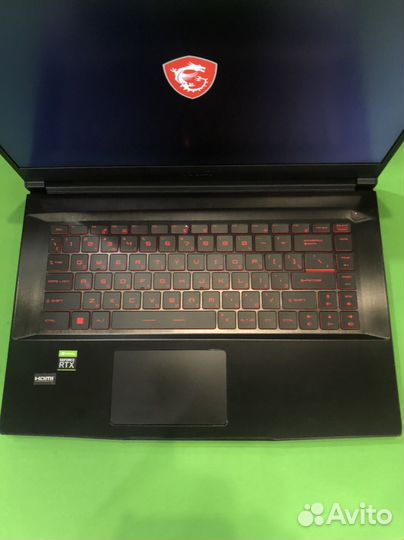 Игровой Ноутбук MSI I5-11/24/500SSD/256SSD/RTX3050
