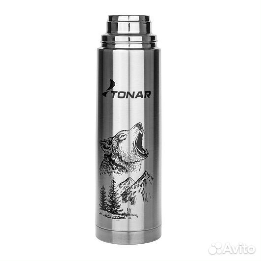 Термос (HS.TM-050-W) tonar 30х8.5см, 1л