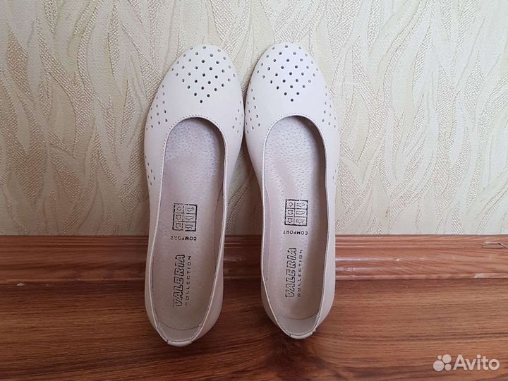 Балетки натуральная кожа 37 новые