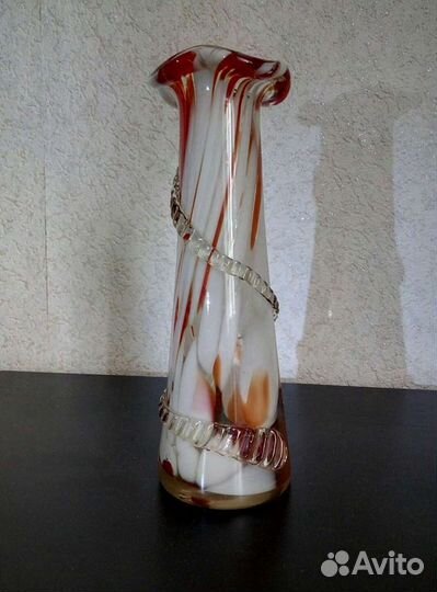 Ваза цветное стекло СССР