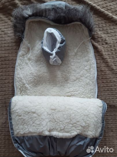 Конверт зимний на выписку