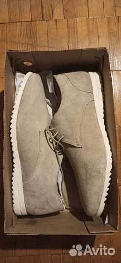 Новые замшевые, мужские туфли 46 размер