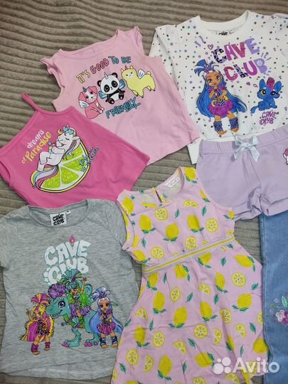 Пакет вещей для девочки 98 р-р