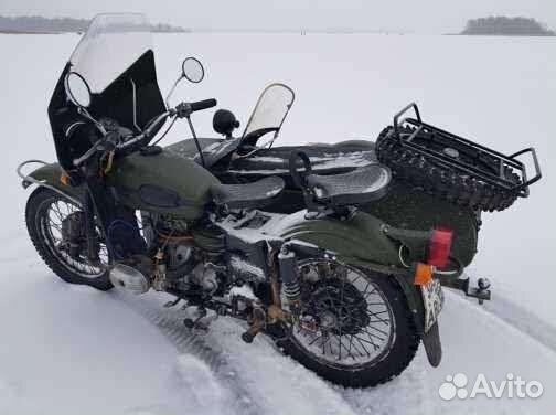 Мотоцикл Урал с коляской и прицепом