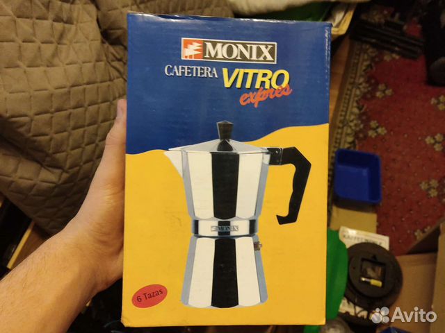 Гейзерная кофеварка Monix Vitro Expres