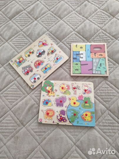 Пазл деревянный, рамка вкладыш