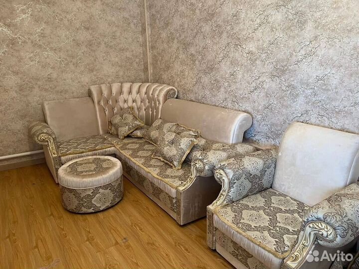 Диван с креслами Угловой Ортопедический