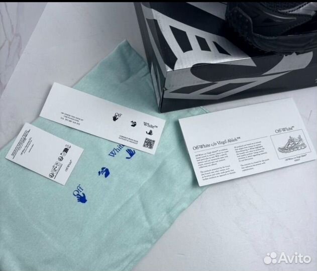 Кроссовки off white be right back black