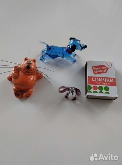 Фигурки стекло, керамика