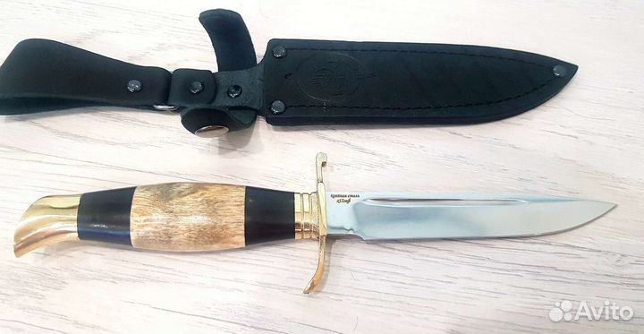 Нож финка нквд со звездой, сталь х12мф