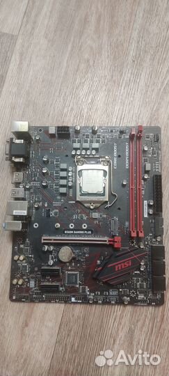 Процессор intel core i5 9400f. М. плата MSI B360m