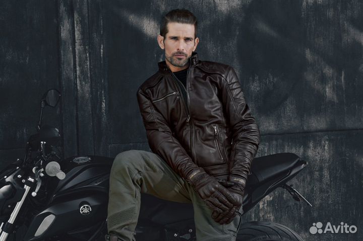 Мотокуртка кожаная shima blake