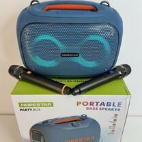 Колонка Hopestar Party Box 120 Ватт + 2 микрофона