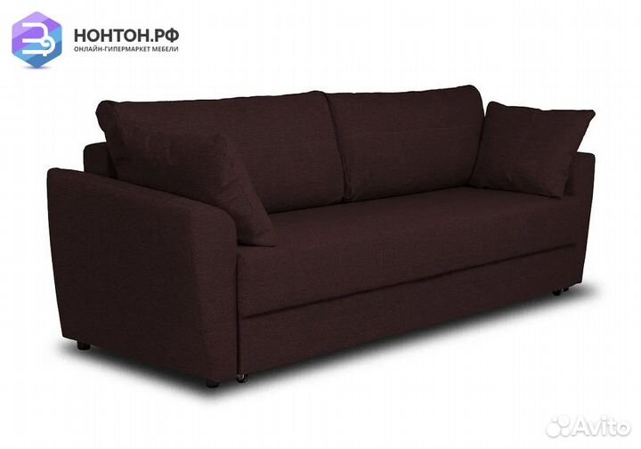 Диван еврокнижка Мюнхен кофейный