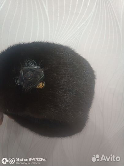 Шапка ушанка норковая женская