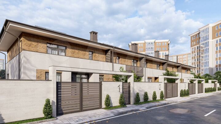 Таунхаус 185 м² на участке 2 сот.