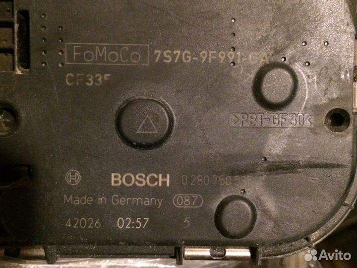 Дросельная заслонка Ford /Volvo