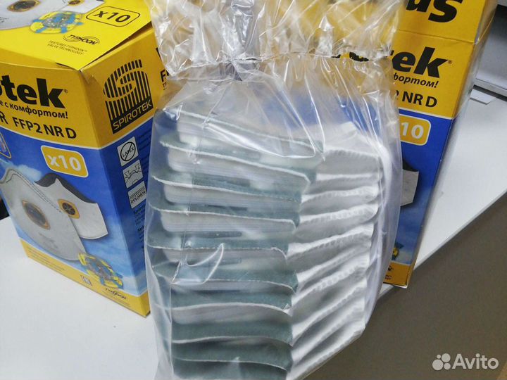 Респиратор Спиротек VS2200VR FFP2 с клапаном