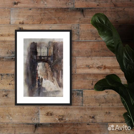 Картина акварель 