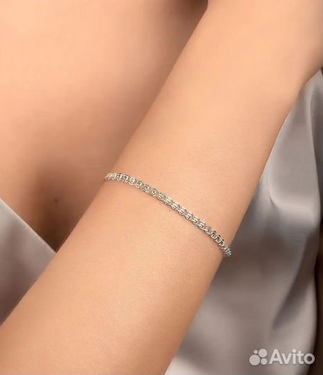 Серебряный браслет 925 пробы женский
