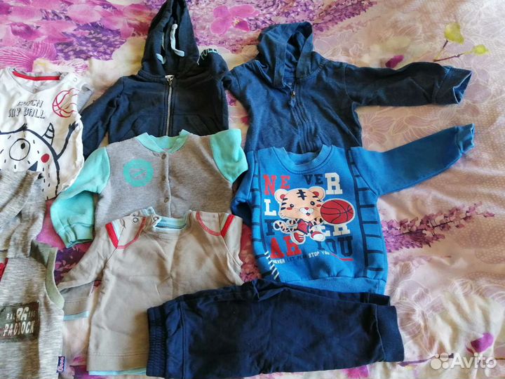 Вещи пакетом на мальчика 74-80
