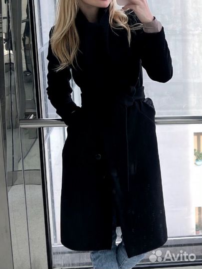 Пальто женское 40 42 черное
