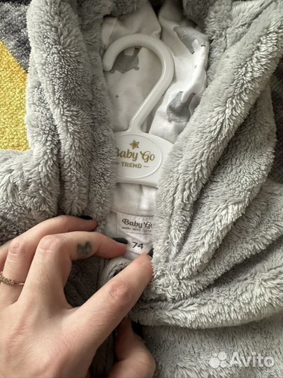 Комбинезон плюшевый 74