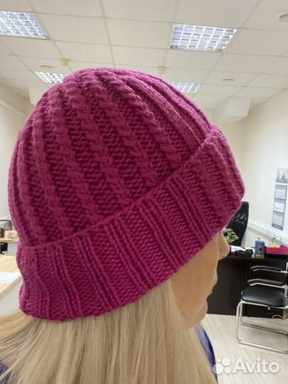 Шапка из мериносовой шерсти