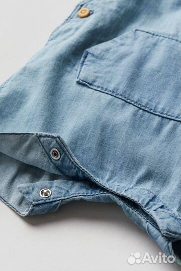 Комплект Н&М Боди+Ромпер 56,62,74