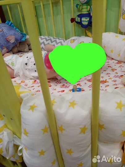 Бортики в кроватку бу