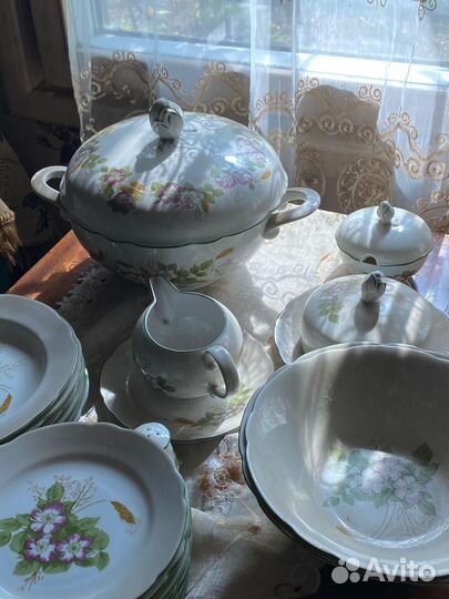 Столовый сервиз гдр на 6 персон