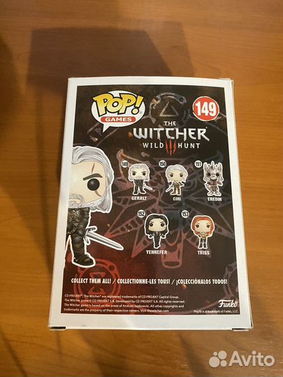 Funko pop The witcher 3 Wild hunt