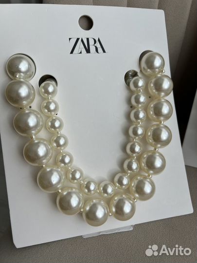 Ожерелье бусы серьги чокер Zara