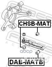 Втулка переднего рычага D16 (chevrolet matiz/SP