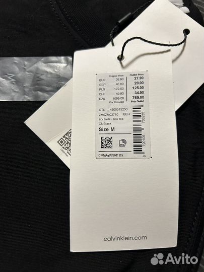 Футболка Calvin Klein Address Small Box