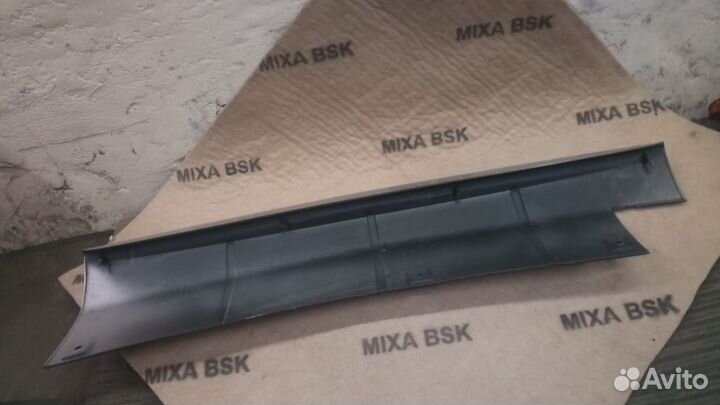 Губа накладка заднего бампера нижняя outlander