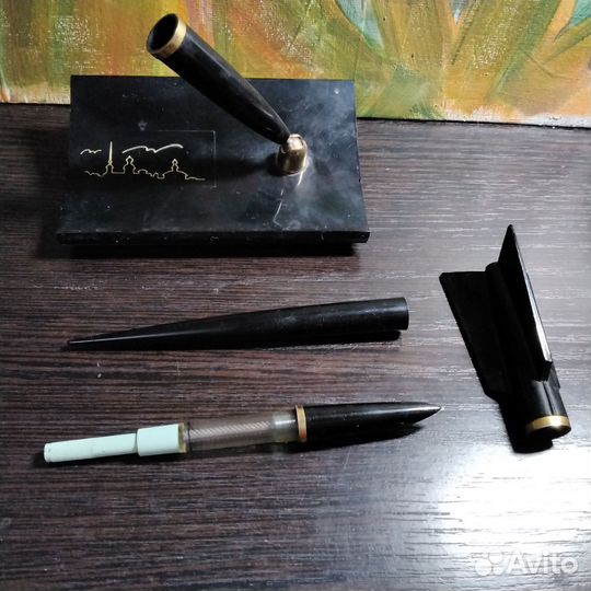 Ручка перьевая на подставке Союз Ленинград СССР