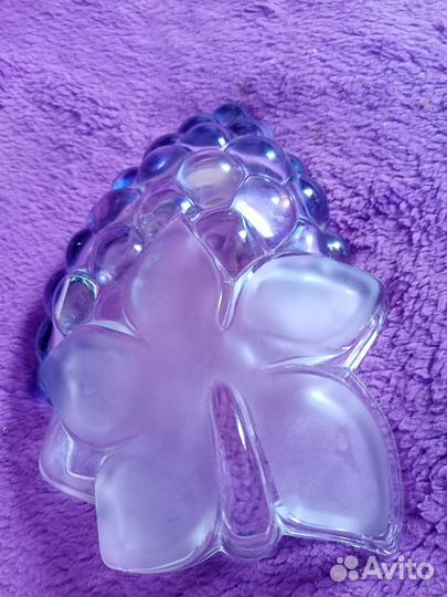 Ваза цветное стекло чехия