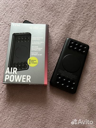 Внешний аккумулятор TFN Air Power 10000 мАч Black