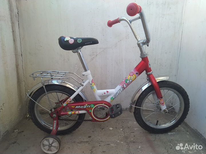 Детский вел Stels 2+2 колёсный