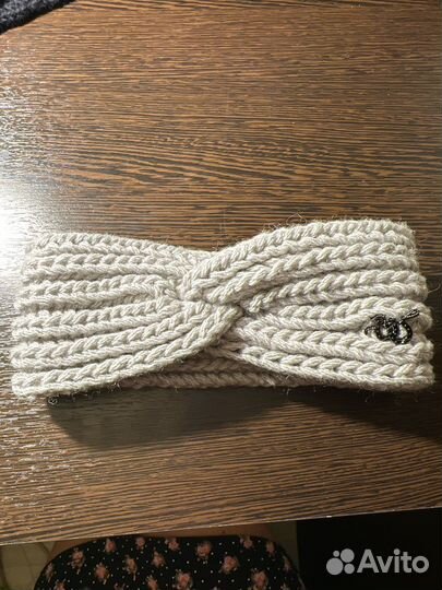 Повязка на голову вязаная