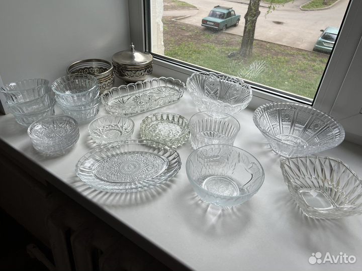 Стеклянная посуда СССР и современная