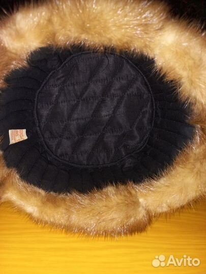 Норковая шапка мужская