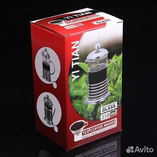 Заварочный чайник Френч-пресс 350мл