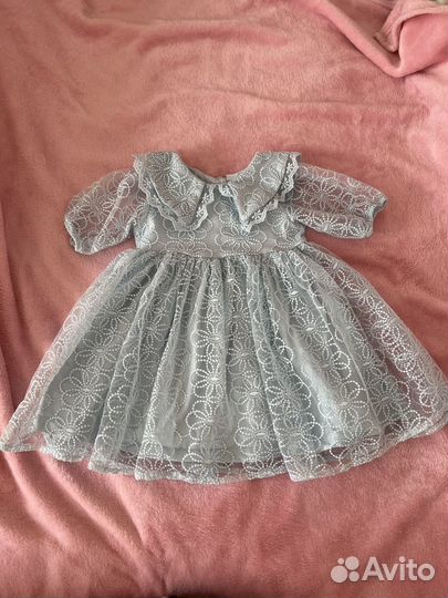 Детское нарядное платье 86 размер