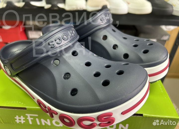 Crocs кроксы шлепки тапки синие 36-45