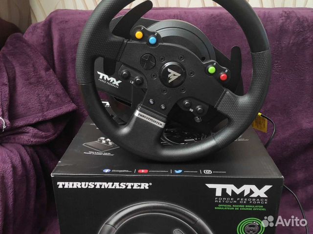 Игровой руль thrustmaster TMX как новый купить в Москве | Электроника ...