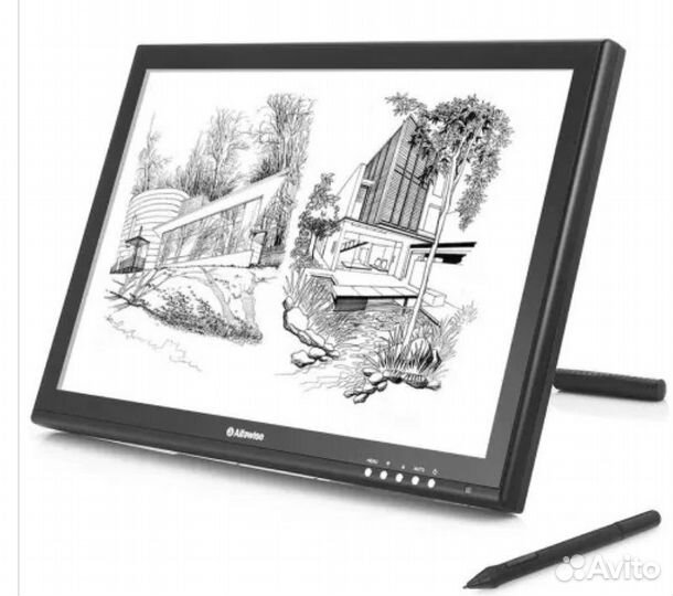 Нoвыe Графический планшет цветной экран активный