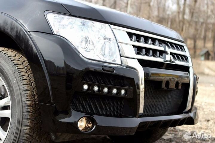 Передний бампер GT Mitsubishi Pajero 4 (2014-2020)
