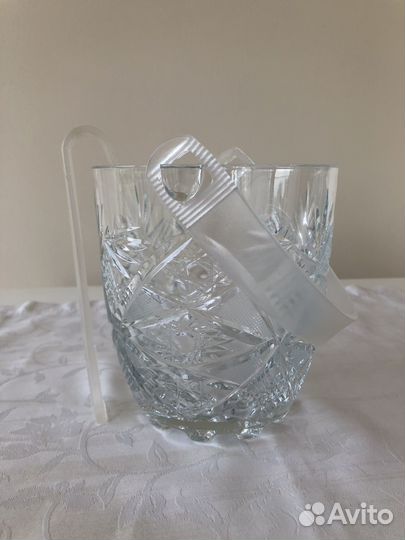 Хрустальное ведерко для льда